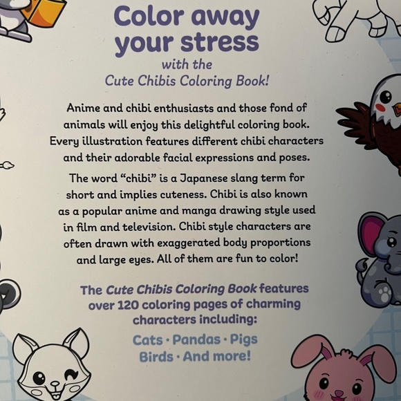 Cute Chibis Coloring Book - Picture 3 of 12